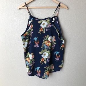 Women's Floral Tank Blouse